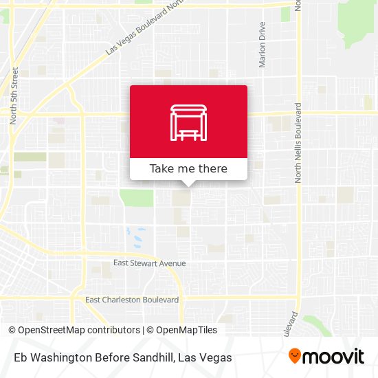 Eb Washington Before Sandhill map