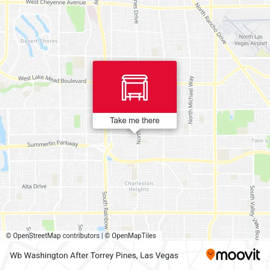 Mapa de Wb Washington After Torrey Pines