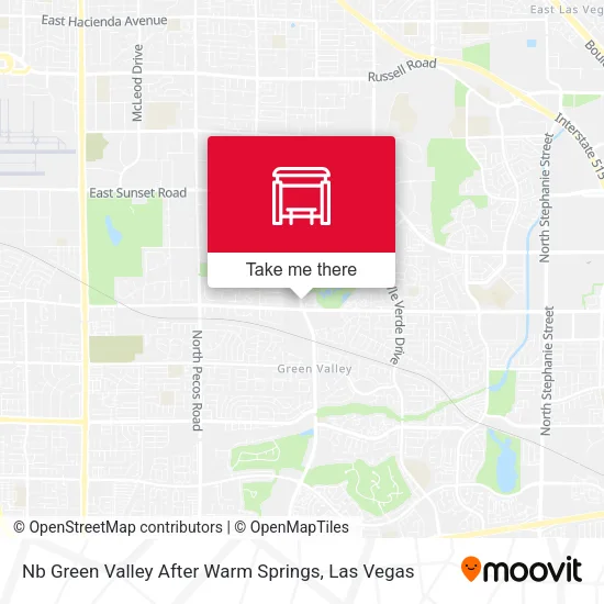 Mapa de Nb Green Valley After Warm Springs
