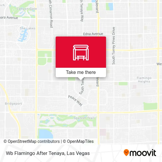 Mapa de Wb Flamingo After Tenaya