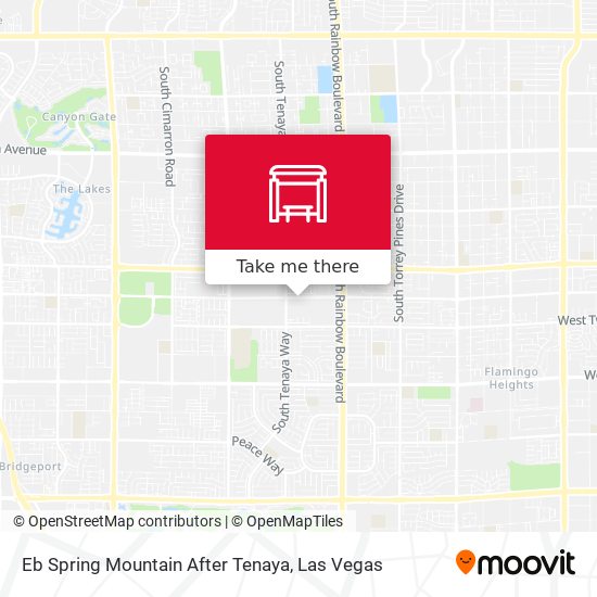 Eb Spring Mountain After Tenaya map