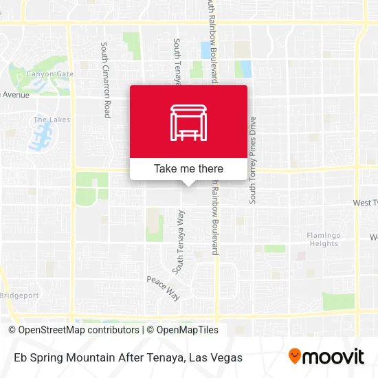 Mapa de Eb Spring Mountain After Tenaya