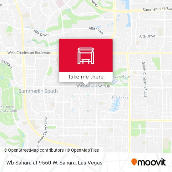 Mapa de Wb Sahara at 9560 W. Sahara