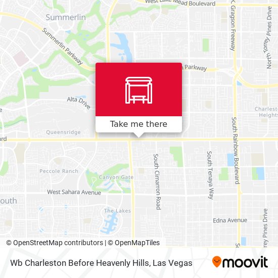 Mapa de Wb Charleston Before Heavenly Hills