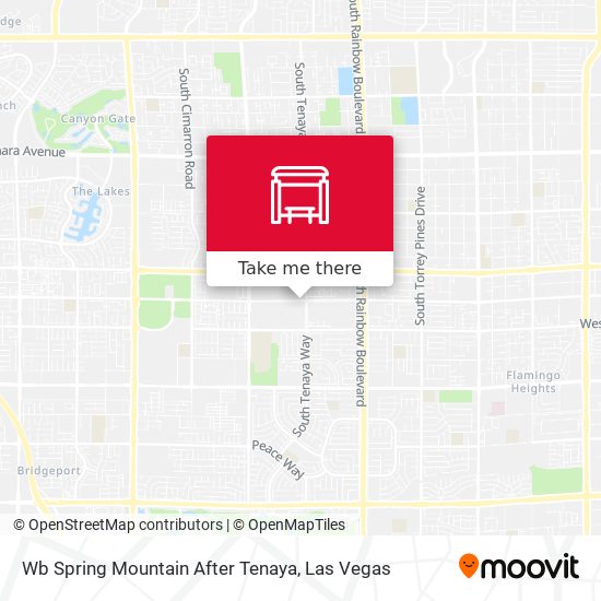 Wb Spring Mountain After Tenaya map