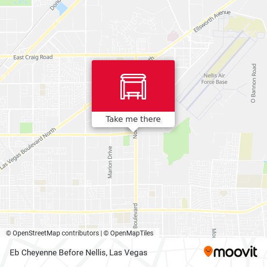 Eb Cheyenne Before Nellis map