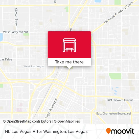 Mapa de Nb Las Vegas After Washington