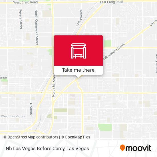 Mapa de Nb Las Vegas Before Carey