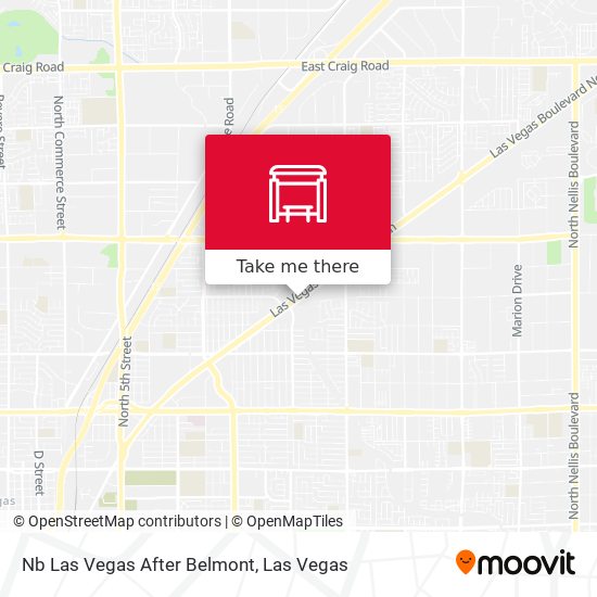 Nb Las Vegas After Belmont map