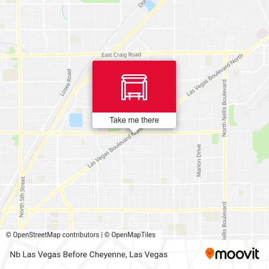 Mapa de Nb Las Vegas Before Cheyenne