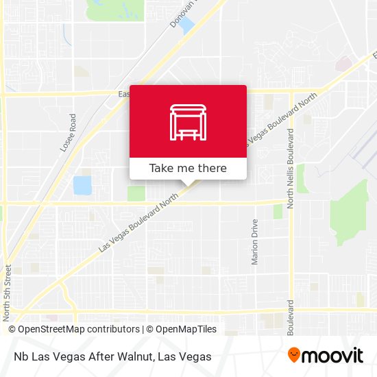 Mapa de Nb Las Vegas After Walnut