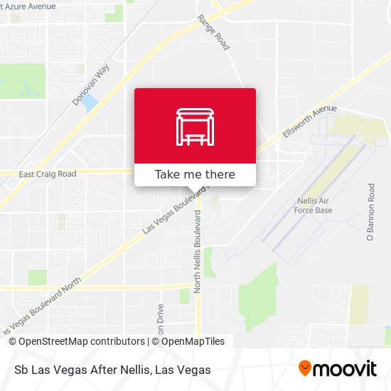 Sb Las Vegas After Nellis map