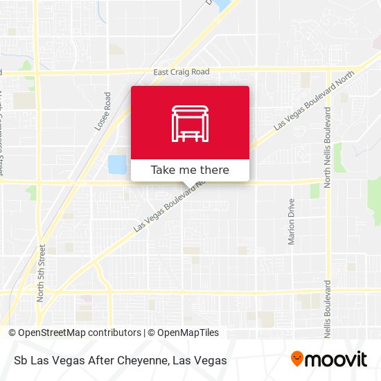 Sb Las Vegas After Cheyenne map