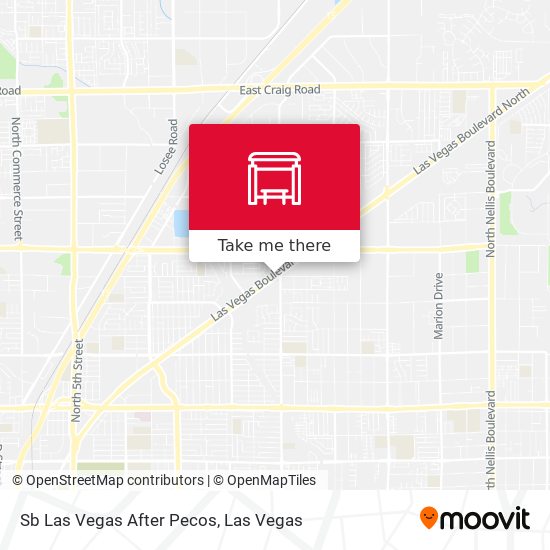 Sb Las Vegas After Pecos map
