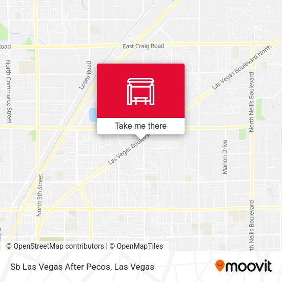 Mapa de Sb Las Vegas After Pecos