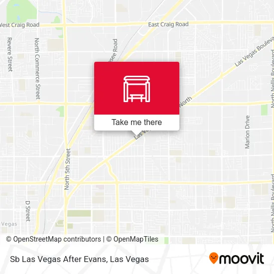 Sb Las Vegas After Evans map
