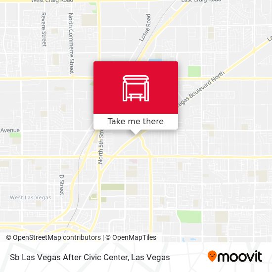 Mapa de Sb Las Vegas After Civic Center