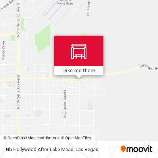 Nb Hollywood After Lake Mead map