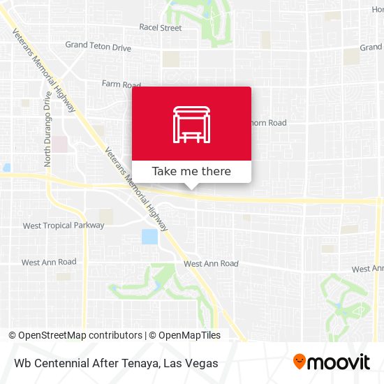 Mapa de Wb Centennial After Tenaya