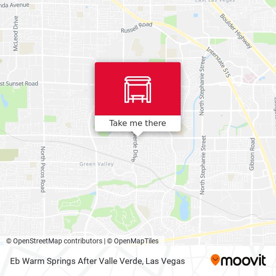 Eb Warm Springs After Valle Verde map