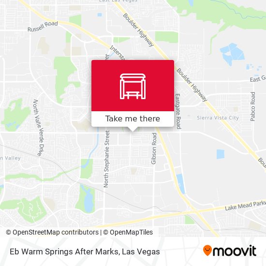 Mapa de Eb Warm Springs After Marks