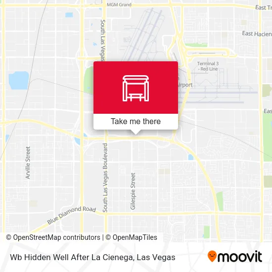 Mapa de Wb Hidden Well After La Cienega