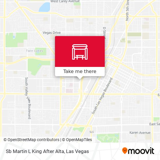Mapa de Sb Martin L King After Alta