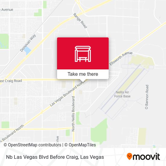 Mapa de Nb Las Vegas Blvd Before Craig