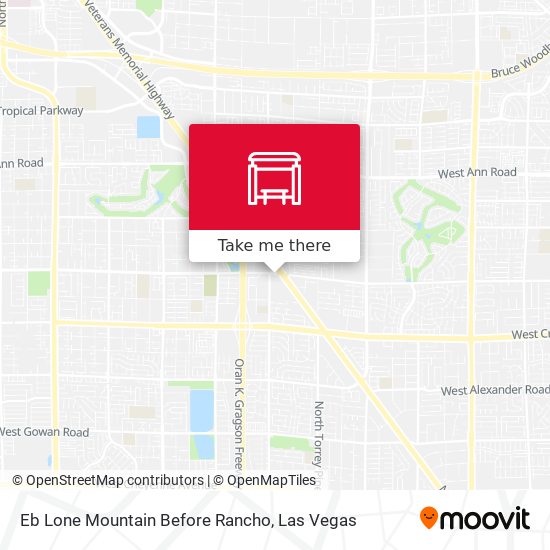 Mapa de Eb Lone Mountain Before Rancho
