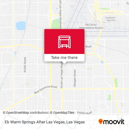 Eb Warm Springs After Las Vegas map
