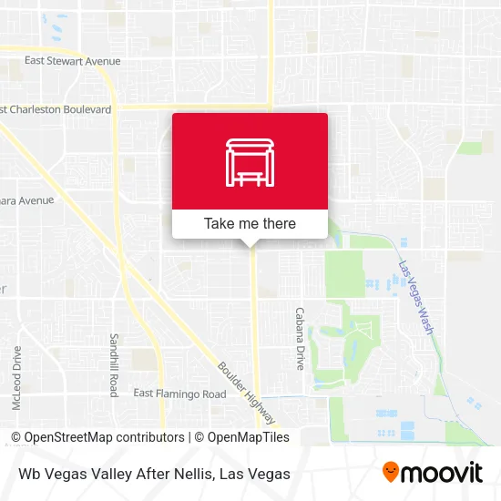 Mapa de Wb Vegas Valley After Nellis