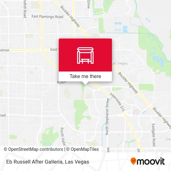 Eb Russell After Galleria map