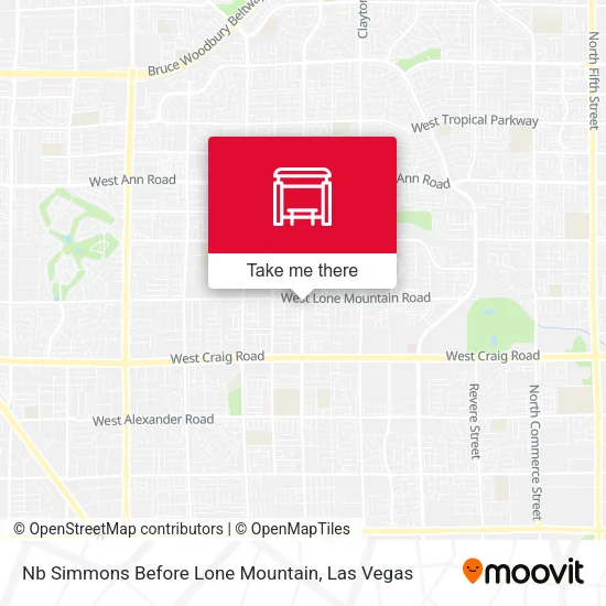 Mapa de Nb Simmons Before Lone Mountain