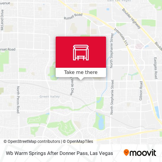 Mapa de Wb Warm Springs After Donner Pass
