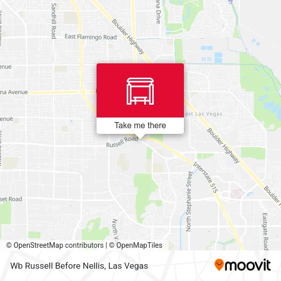 Mapa de Wb Russell Before Nellis