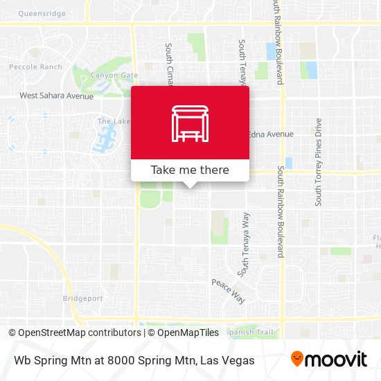 Mapa de Wb Spring Mtn at 8000 Spring Mtn