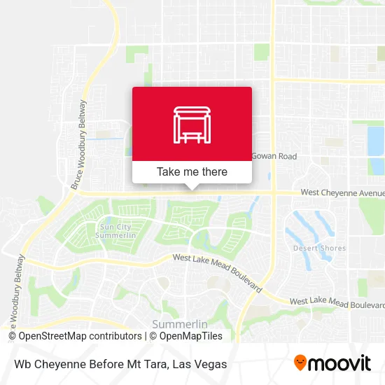Mapa de Wb Cheyenne Before Mt Tara