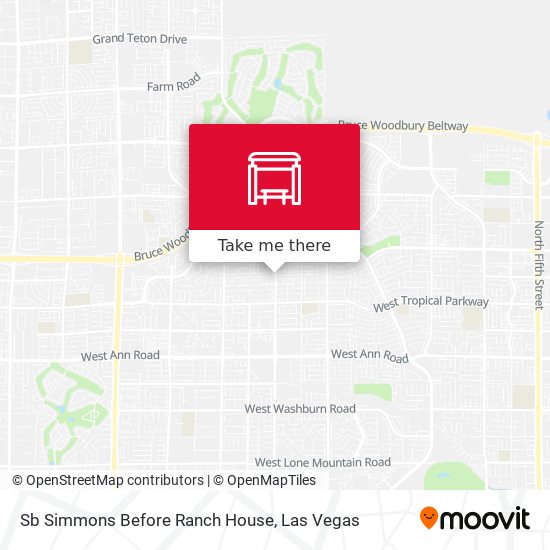 Sb Simmons Before Ranch House map