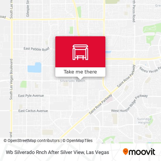 Mapa de Wb Silverado Rnch After Silver View
