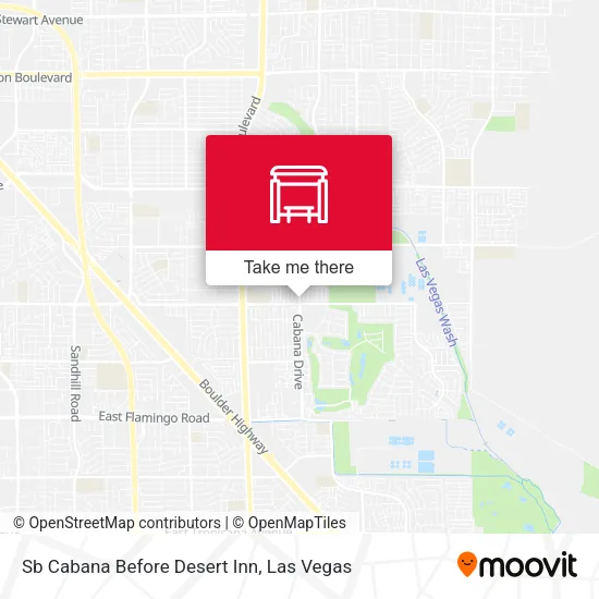 Mapa de Sb Cabana Before Desert Inn