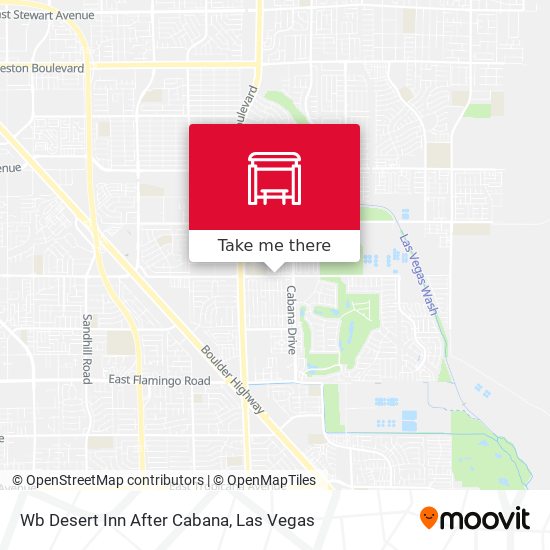 Wb Desert Inn After Cabana map