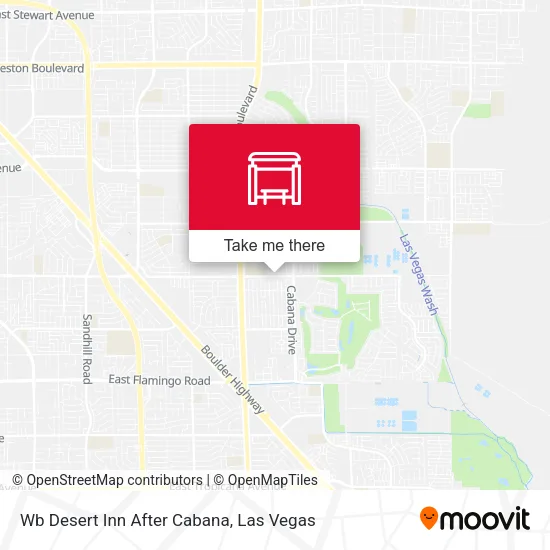 Mapa de Wb Desert Inn After Cabana