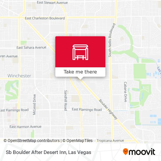 Mapa de Sb Boulder After Desert Inn