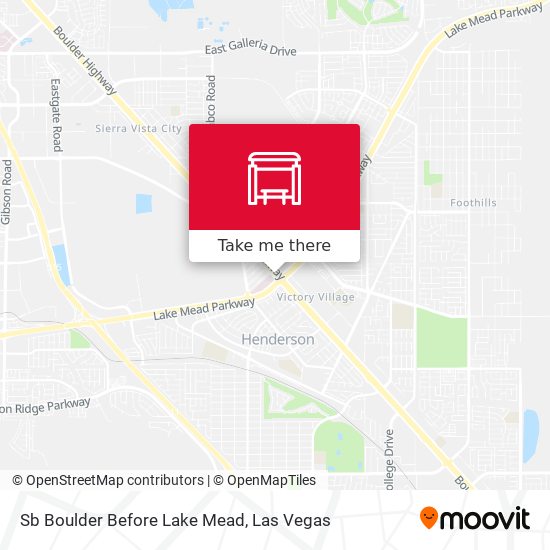 Mapa de Sb Boulder Before Lake Mead