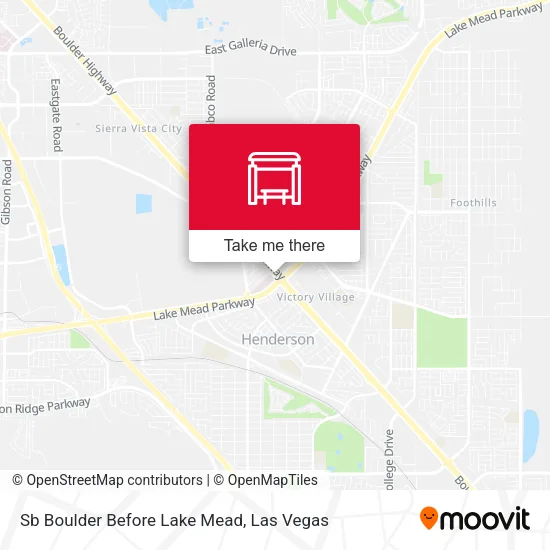 Mapa de Sb Boulder Before Lake Mead