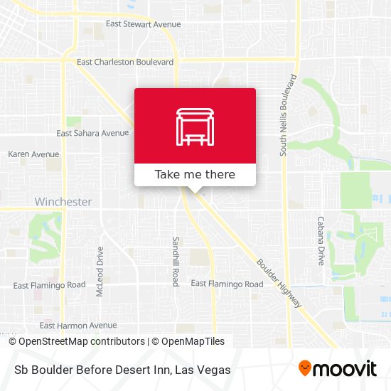 Sb Boulder Before Desert Inn map