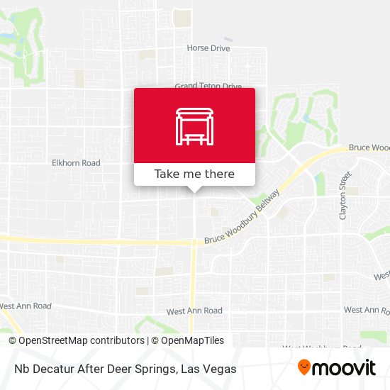 Mapa de Nb Decatur After Deer Springs