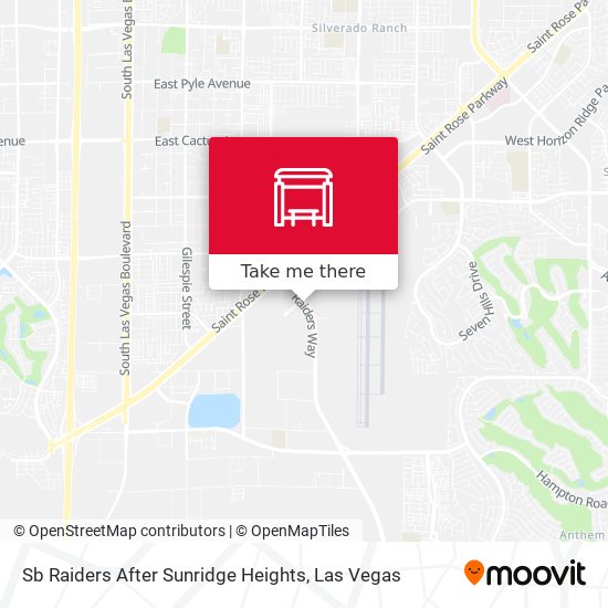 Mapa de Sb Raiders After Sunridge Heights