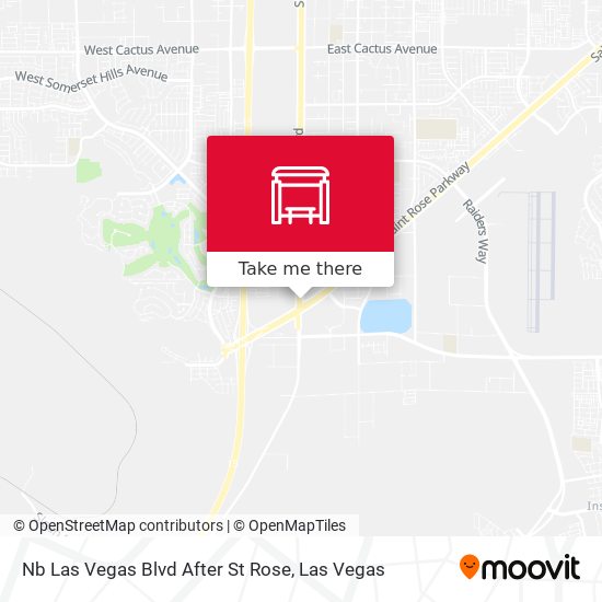 Mapa de Nb Las Vegas Blvd After St Rose