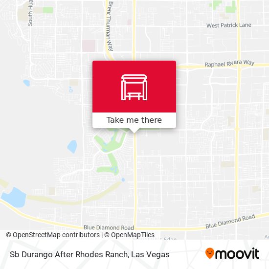 Sb Durango After Rhodes Ranch map
